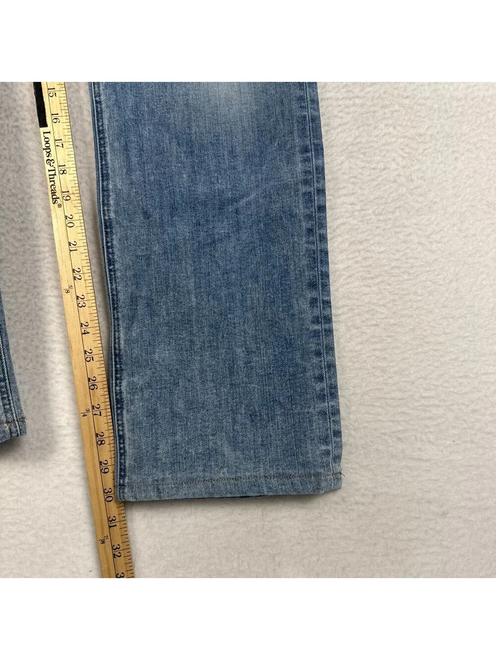 Tecovas Mens 38x30 Slim Straight Light Blue Wash Stretch Denim Jeans Western